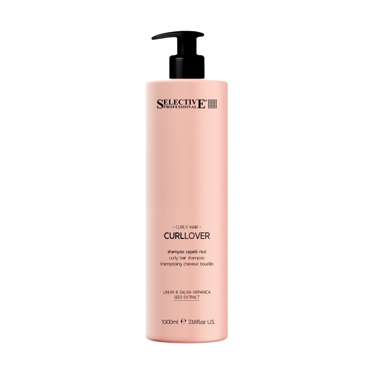 Уцінка! Шампунь Selective Professional Curllover Shampoo для в'юнкого та хімічно завитого волосся, 1 л